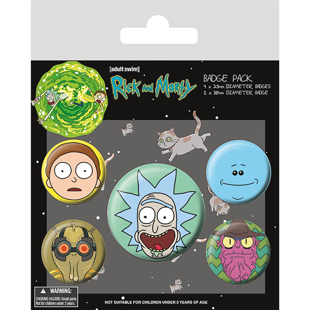Rick And Morty: Badge Pack