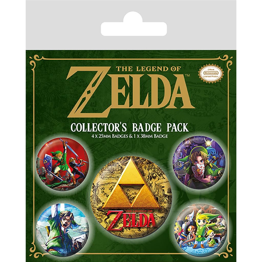 The Legend Of Zelda: Classics Badge Pack