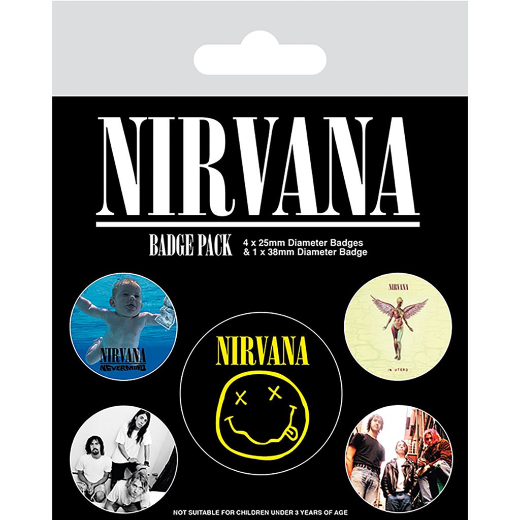 Nirvana: Iconic Badge Pack
