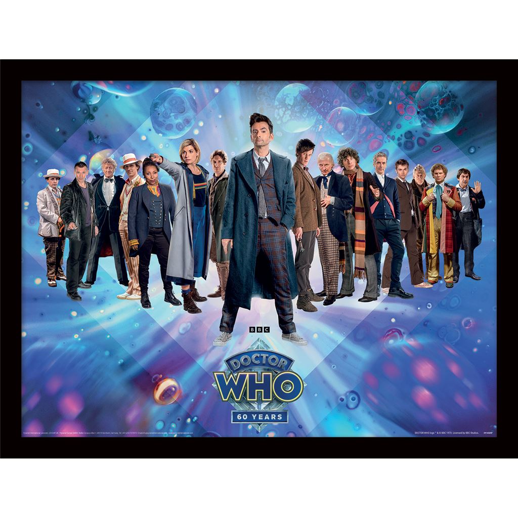 DOCTOR WHO COLLECTOR PRINT (FRAMED PLEXI)