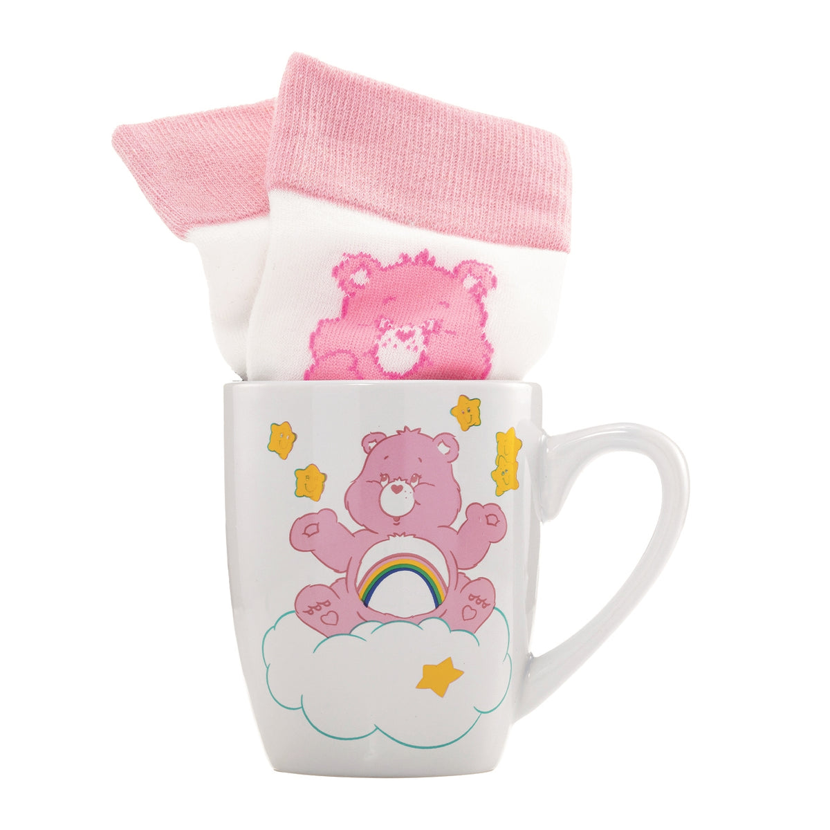 CARE BEARS (CHEER BEAR) FEMALE MUG & SOCK SET