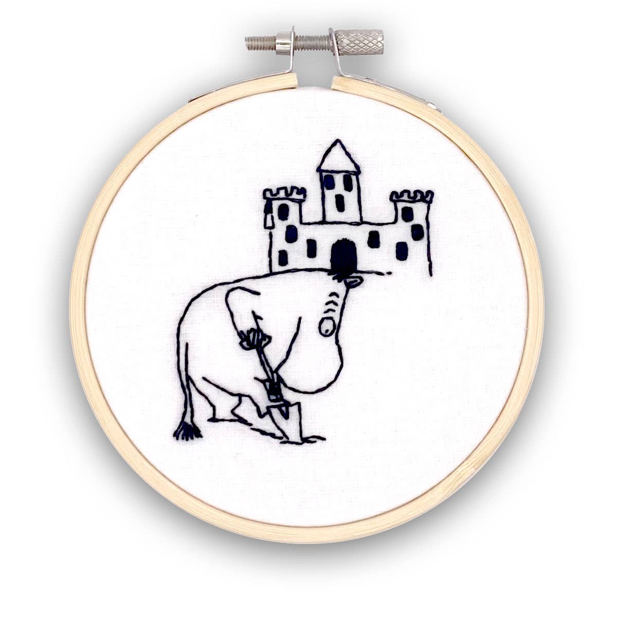 Moomins: Moomintroll's Beach Day Fun - Mini Embroidery Kit