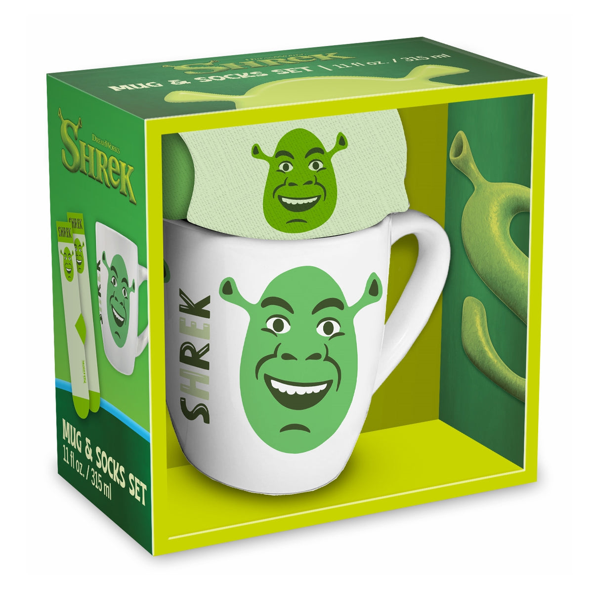 SHREK (SHREK FACE) MUG & SOCK SET