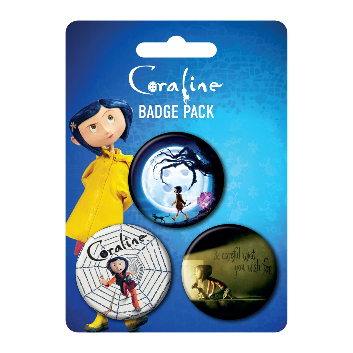 Coraline: Key Art Badge Pack