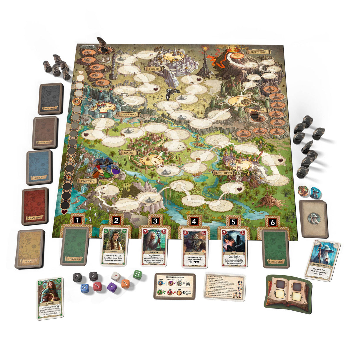 Lord of the Rings: Adventure to Mount Doom Board Game