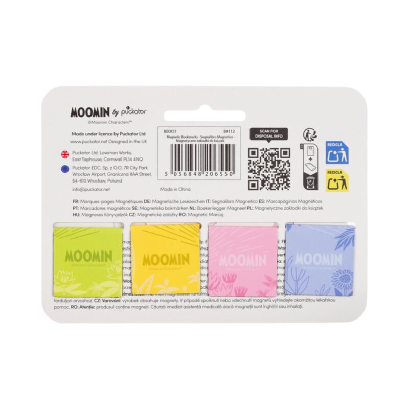 Moomins: Tammi Magnetic Bookmark Set