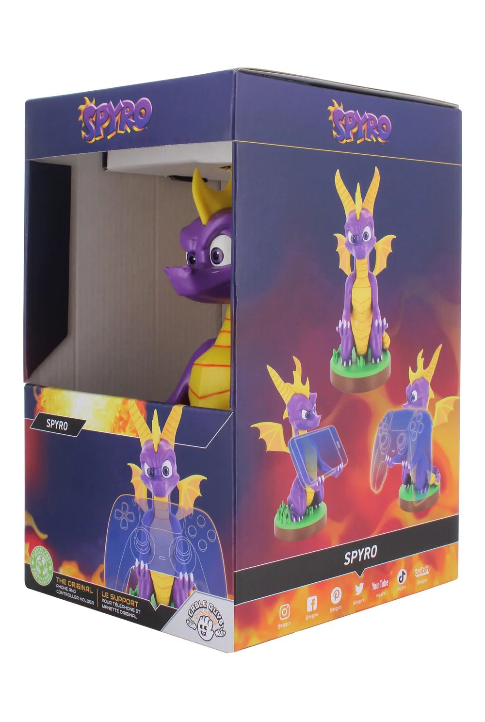 Cable Guys-Spyro: Phone and Controller Holder