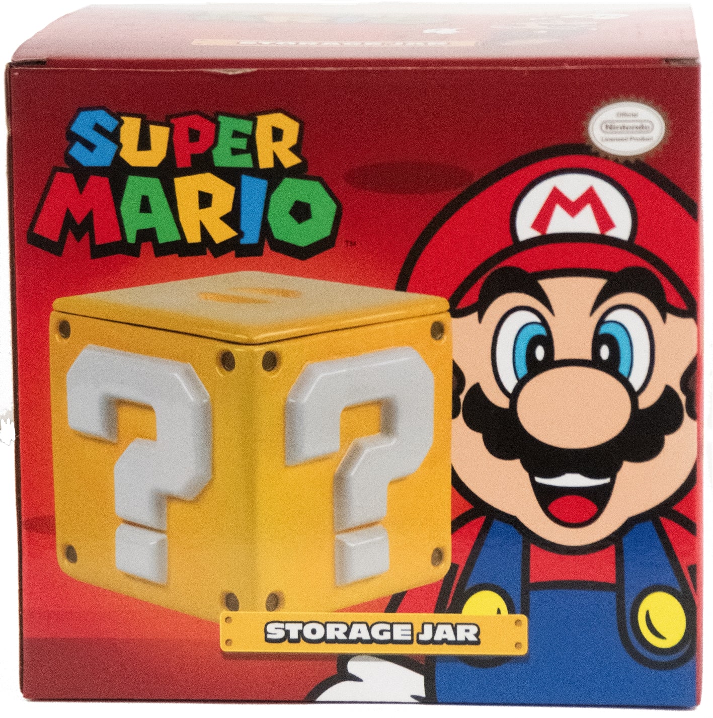 Super Mario: Question Mark Block Storage Jar
