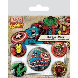 Marvel's: Captain America Badge Pack
