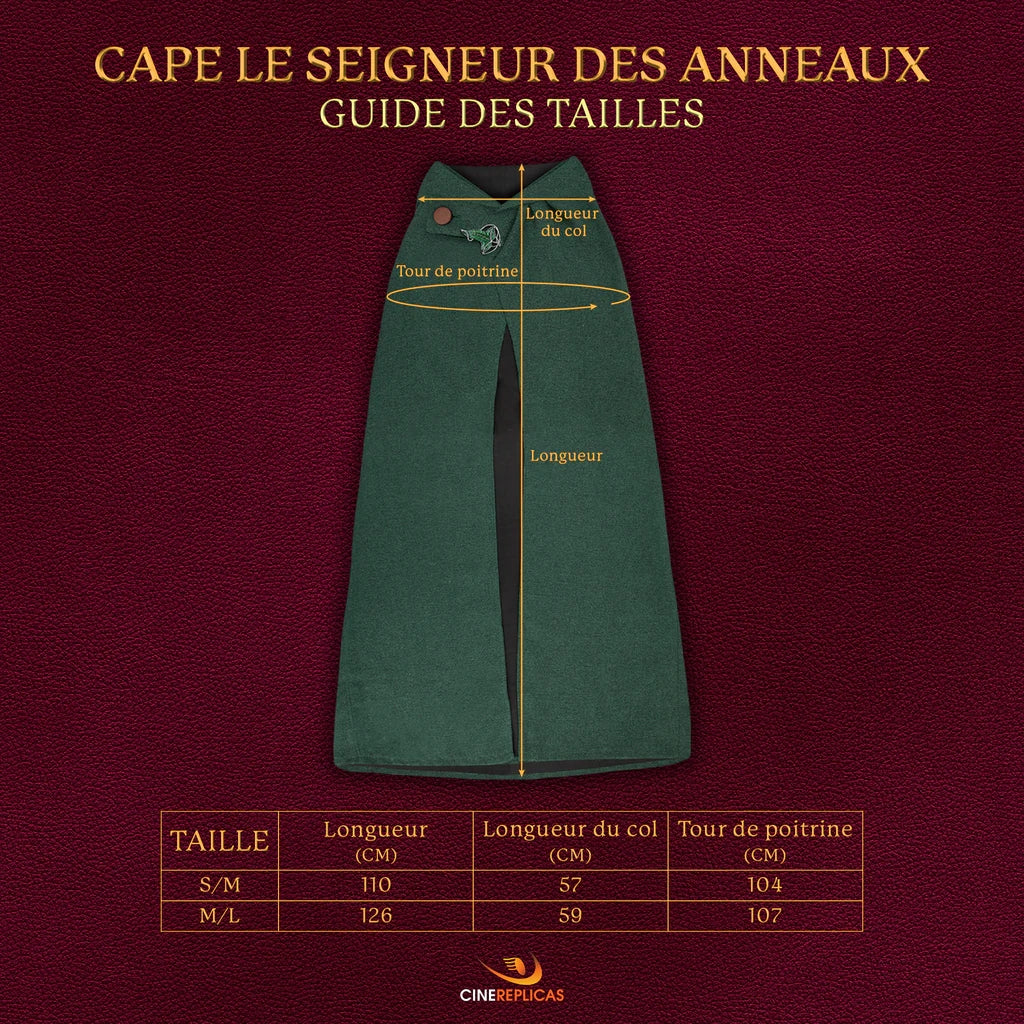 The Lord Of The Rings: Hobbit Cape & Pin
