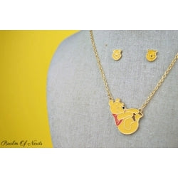 Winnie The Pooh: Necklace and Earring Set