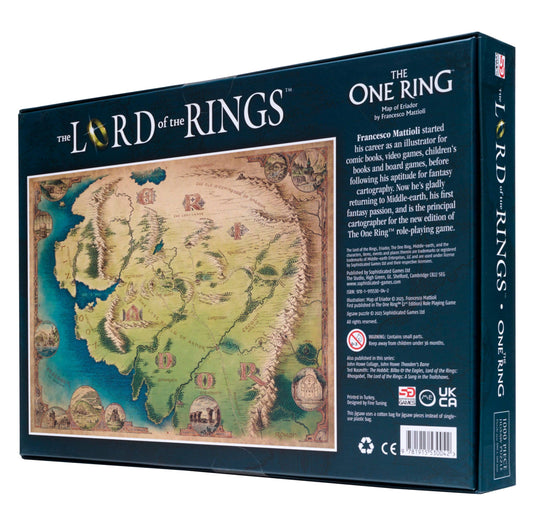 The Lord of the Rings: Eriador Map Jigsaw