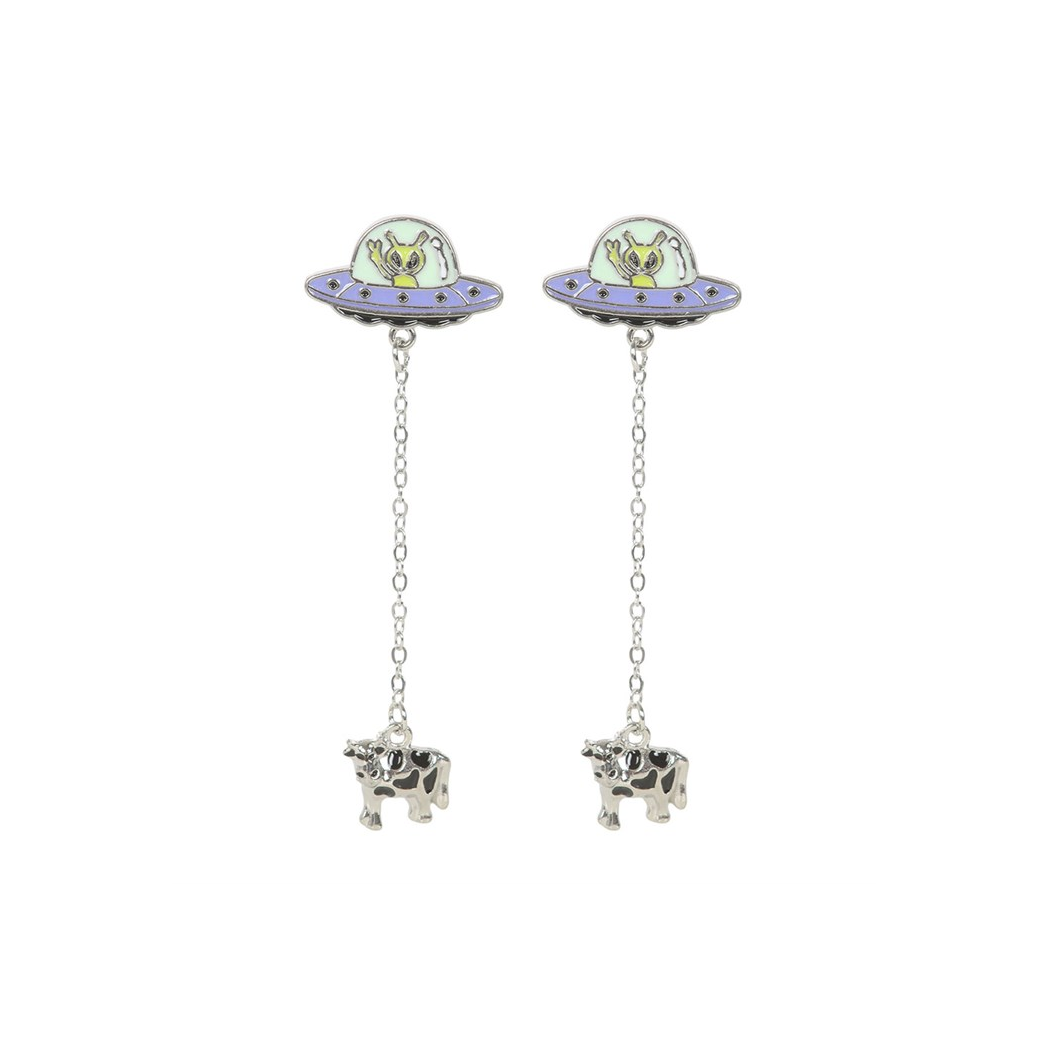 Camp Cryptid: Glow in the Dark Alien Abduction Earrings