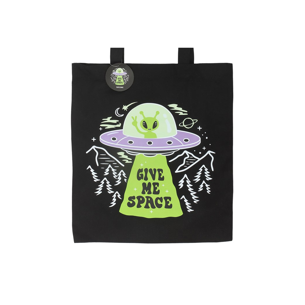 Camp Cryptid: Give Me Space UFO Tote Bag
