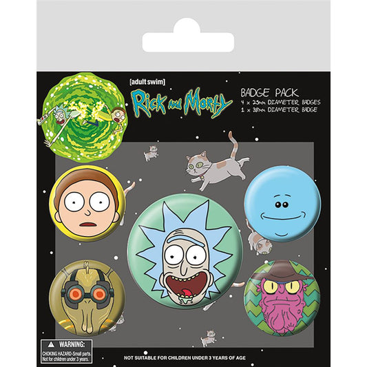 Rick And Morty: Badge Pack