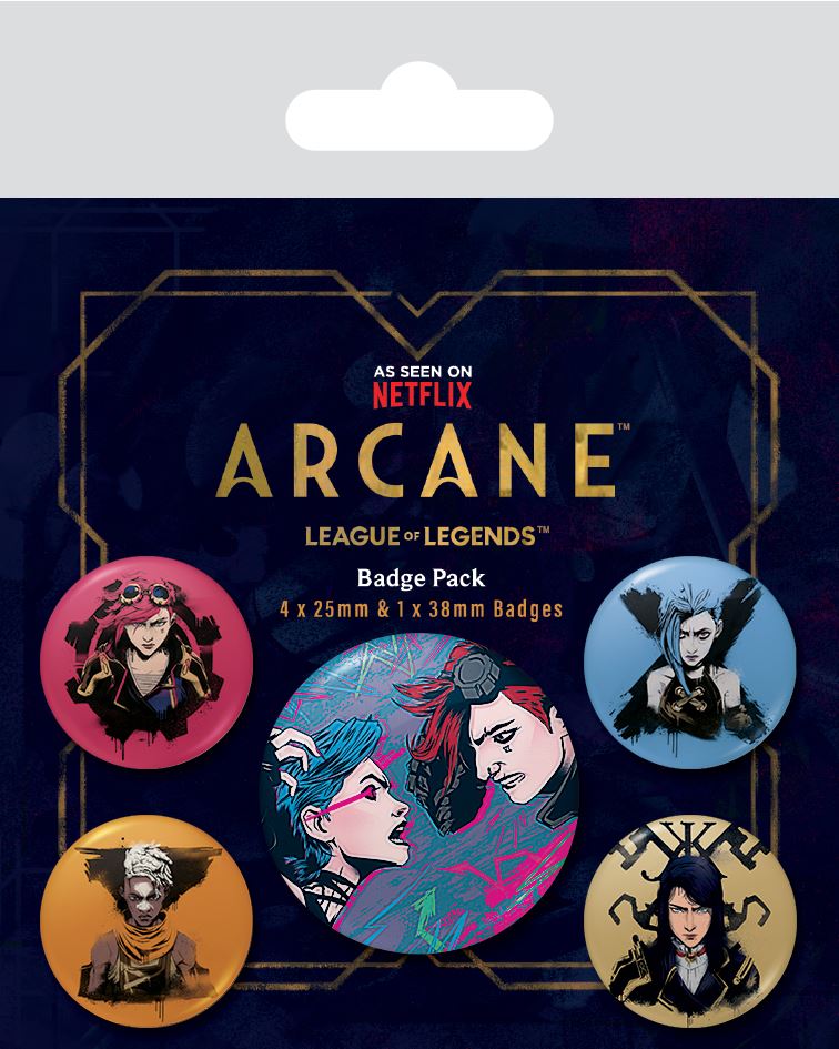 Arcane: Characters Badge Pack