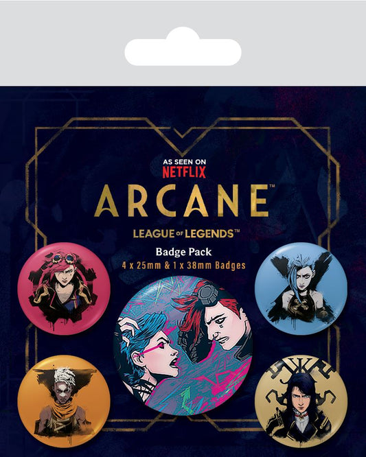 Arcane: Characters Badge Pack