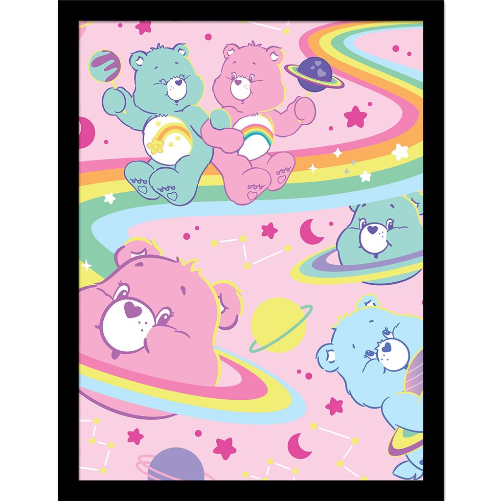 Care Bears: Space Rainbow Framed Print