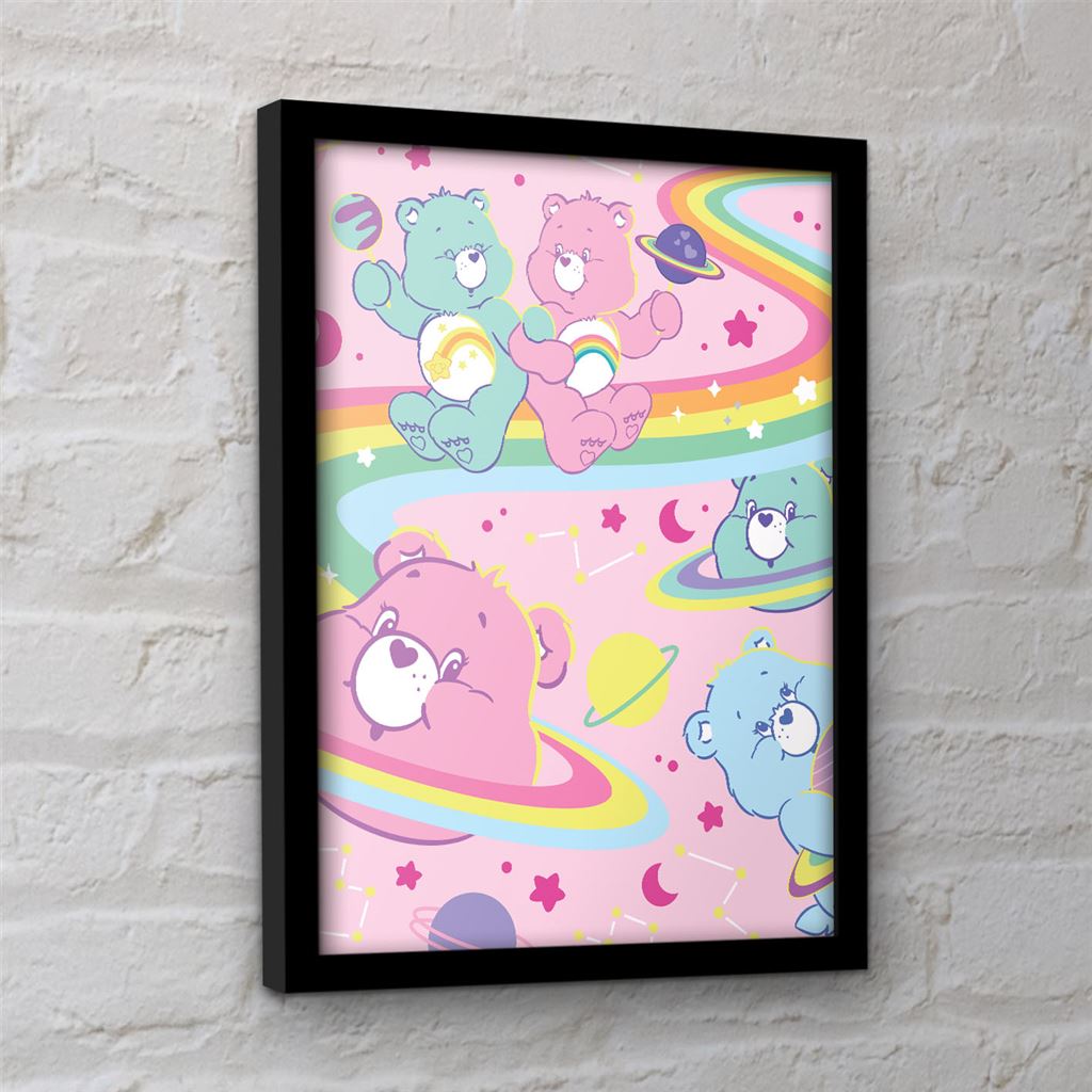 Care Bears: Space Rainbow Framed Print
