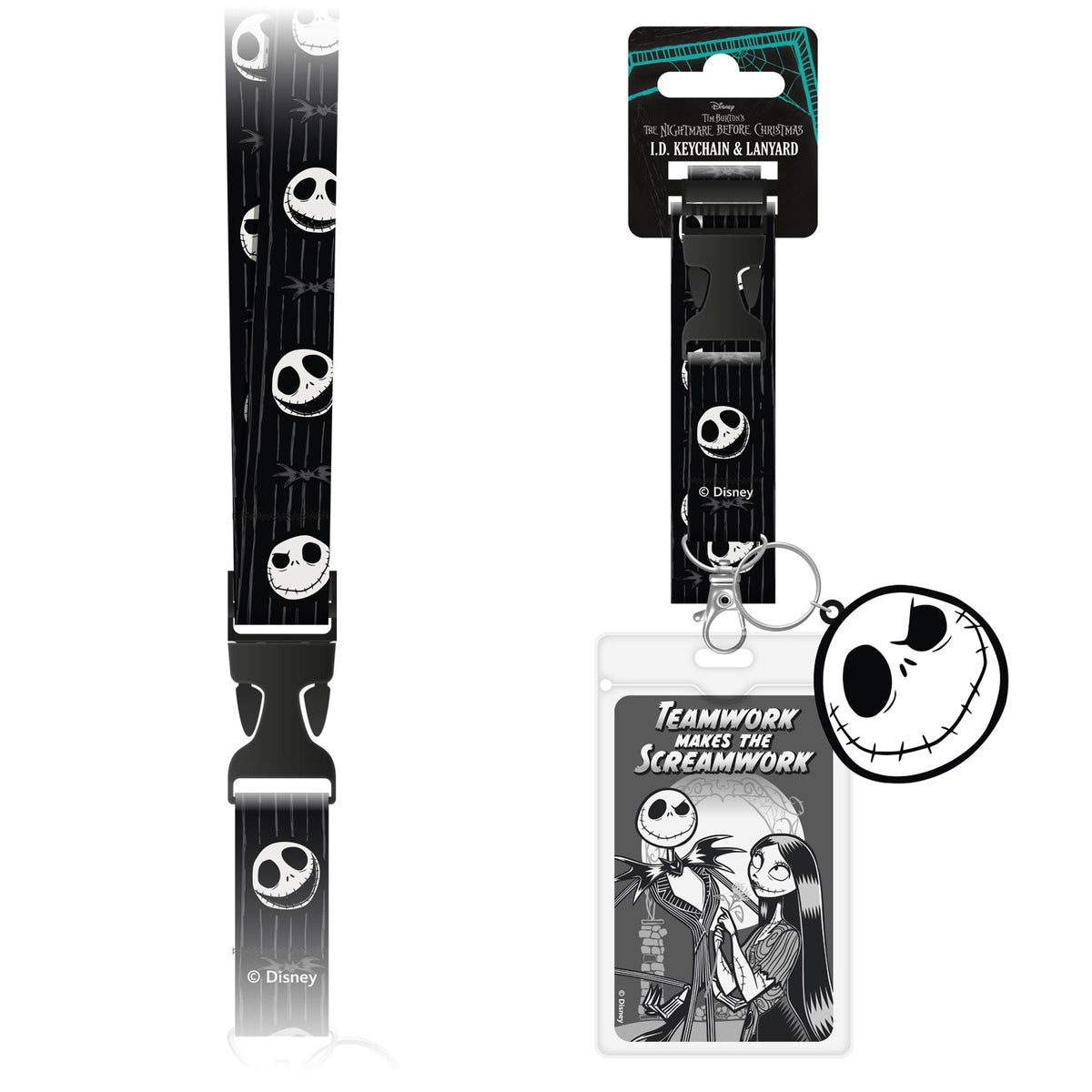 The Nightmare Before Christmas: Teamwork Lanyard