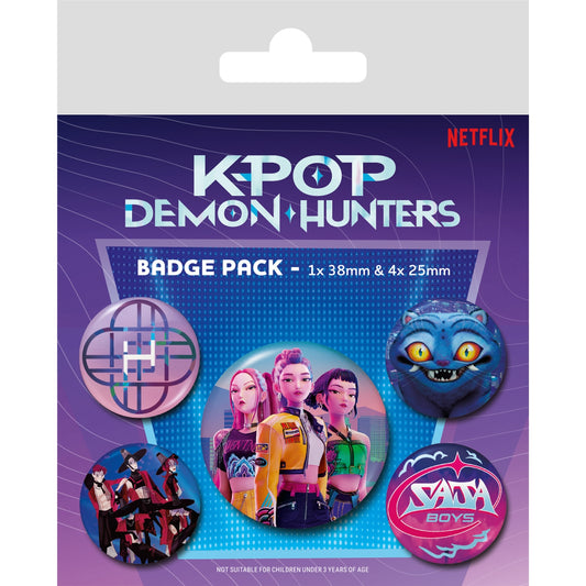K-Pop Demon Hunters: Huntrix Badge Pack