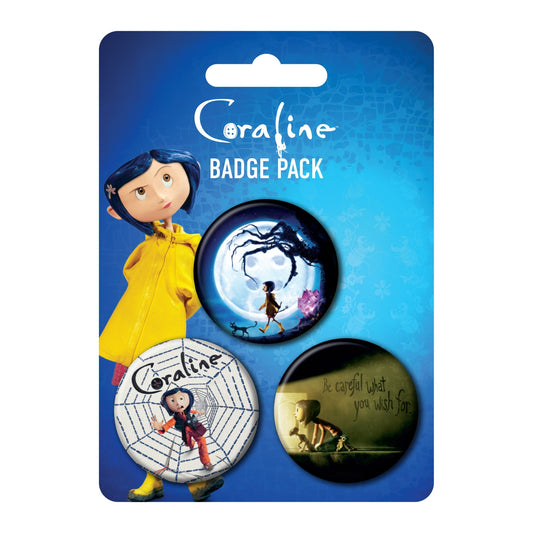 Coraline: Key Art Badge Pack