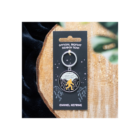 Camp Cryptid: Bigfoot Search Team Keyring
