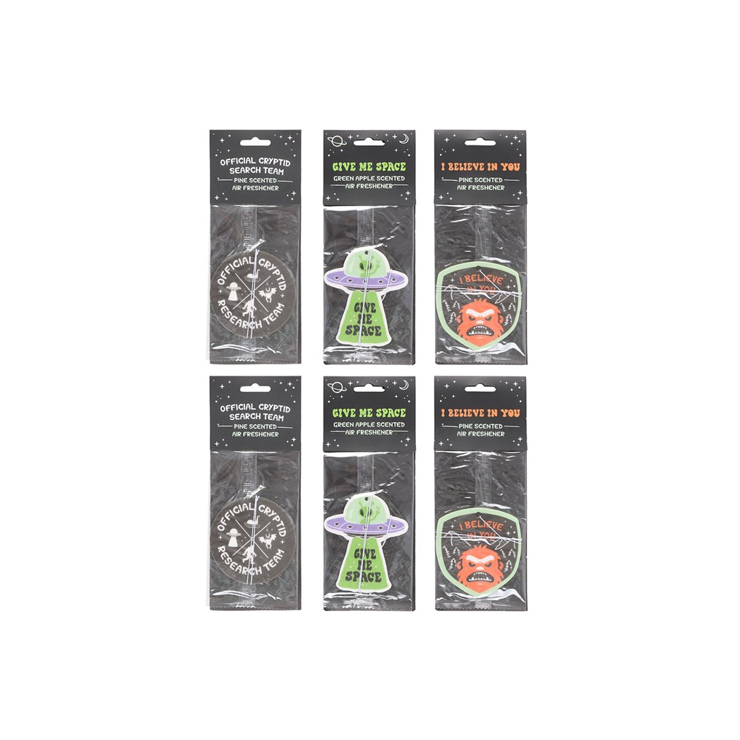 Camp Cryptid: Set of 6 Scented Air Fresheners
