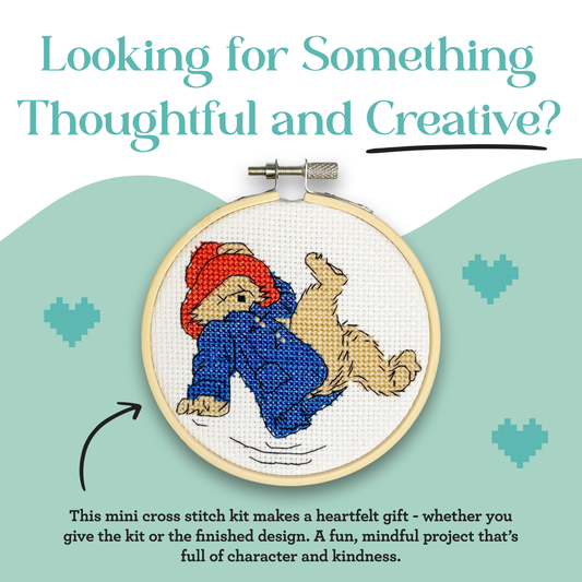 Paddington: Just Dropping In! - Mini Cross Stitch Kit