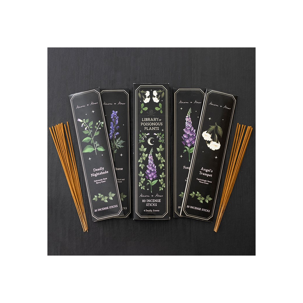 Venom & Vines: Poisonous Plants Incense Sticks - 4 Packs