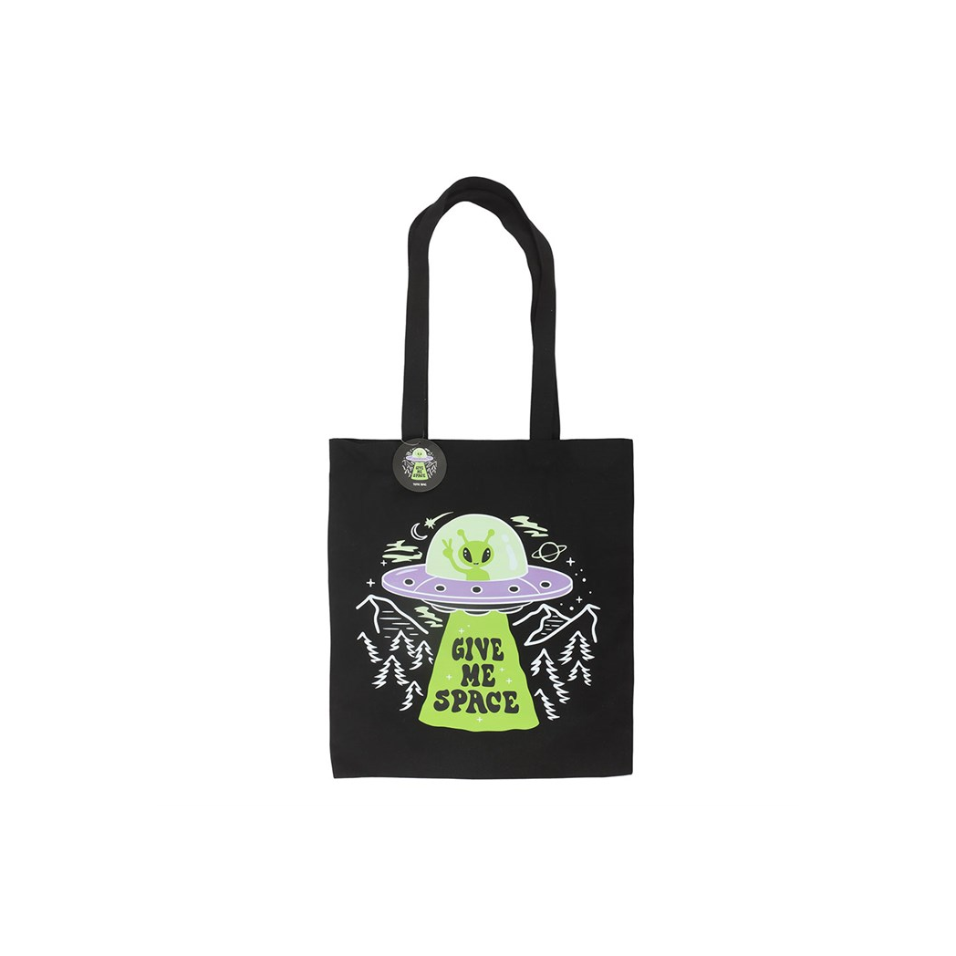 Camp Cryptid: Give Me Space UFO Tote Bag