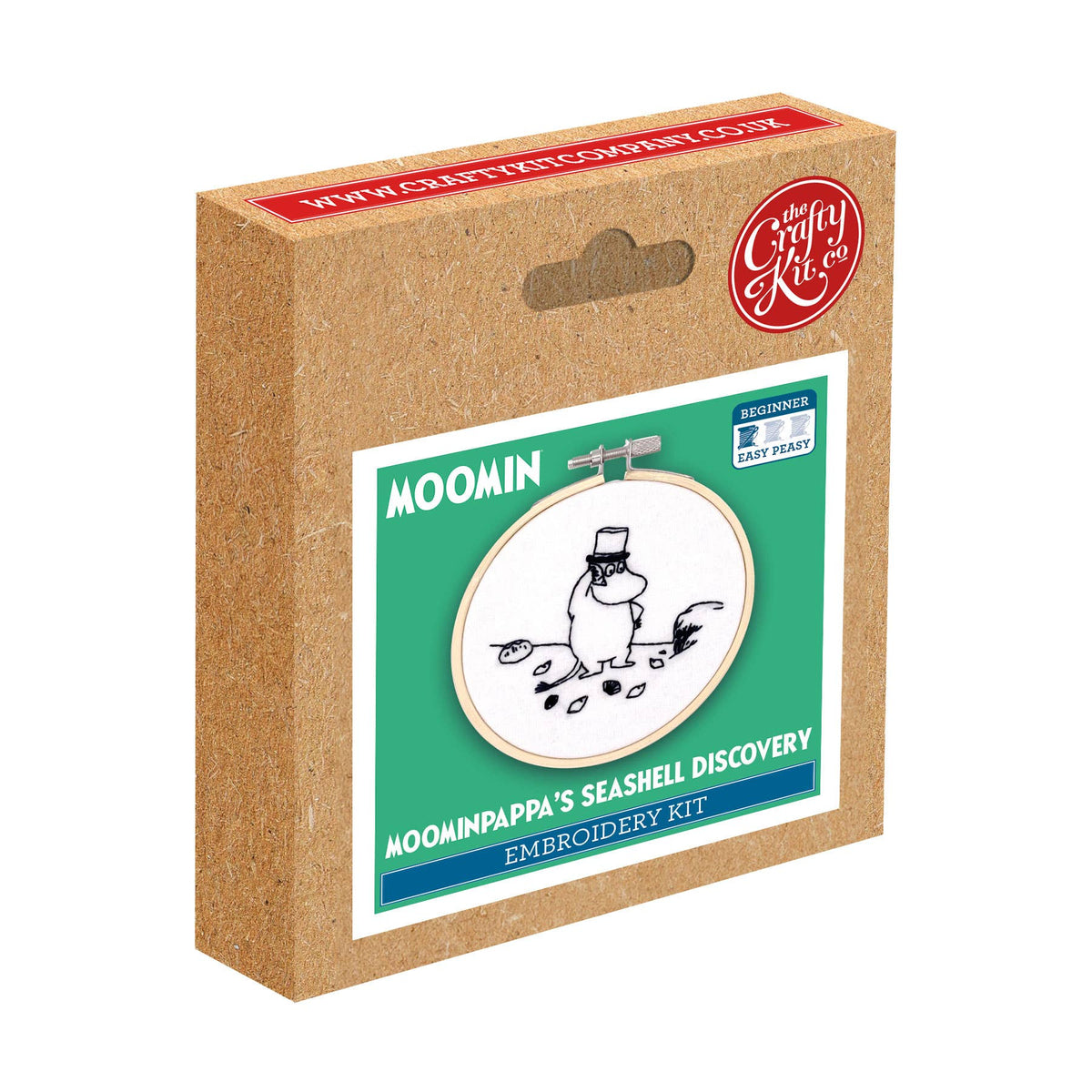 Moomins: Moominpappa's Seashell Discovery - Mini Embroidery Kit
