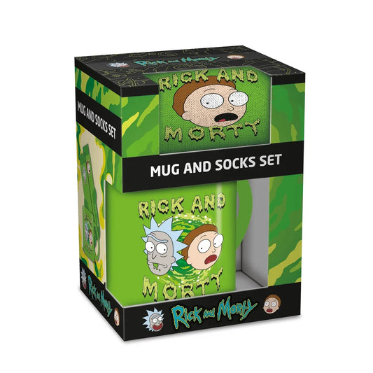Rick And Morty: Mug & Stocks Set