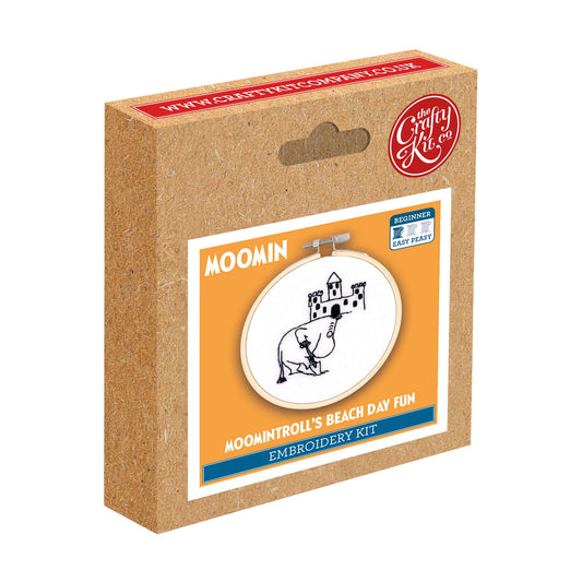 Moomins: Moomintroll's Beach Day Fun - Mini Embroidery Kit