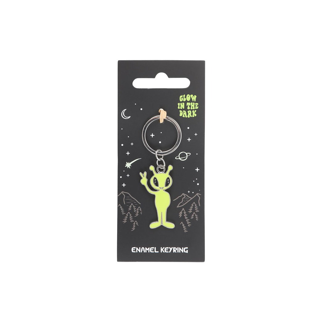 Camp Cryptid: Glow in the Dark Alien Keyring