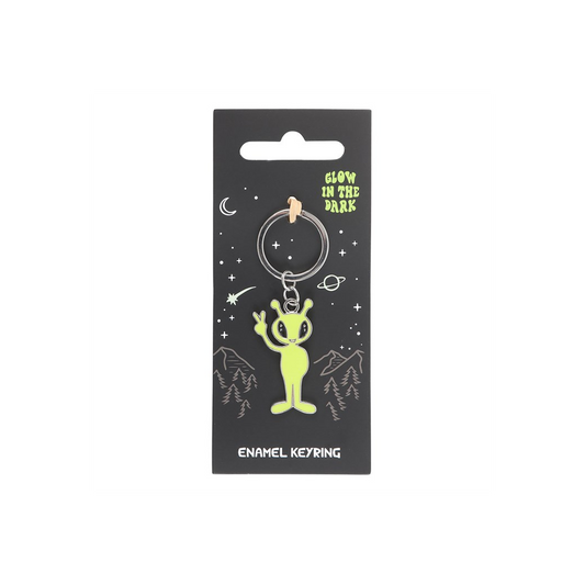 Camp Cryptid: Glow in the Dark Alien Keyring
