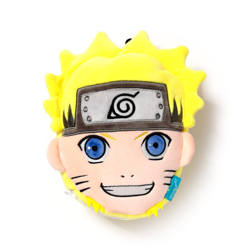 Relaxeazzz Naruto Shaped Plush Travel Pillow & Eye Mask
