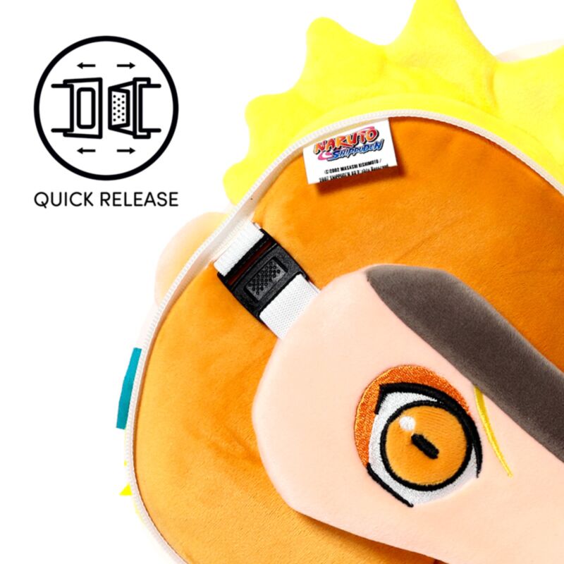 Relaxeazzz Naruto Shaped Plush Travel Pillow & Eye Mask