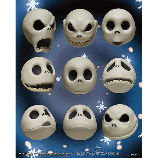 The Nightmare Before Christmas: Jack Expressions 3D Poster