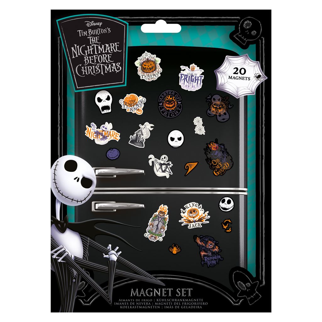 The Nightmare Before Christmas: Colourful Shadows Magnet Set