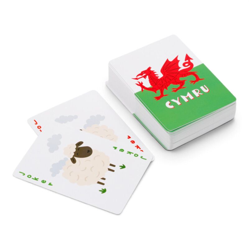 Welsh Dragon Wales (Cymru) Standard Playing Card Deck