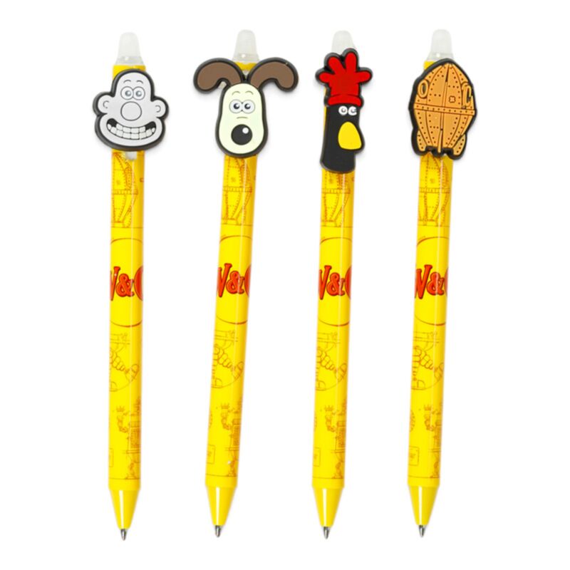 Wallace & Gromit Erasable Pen with PVC Topper