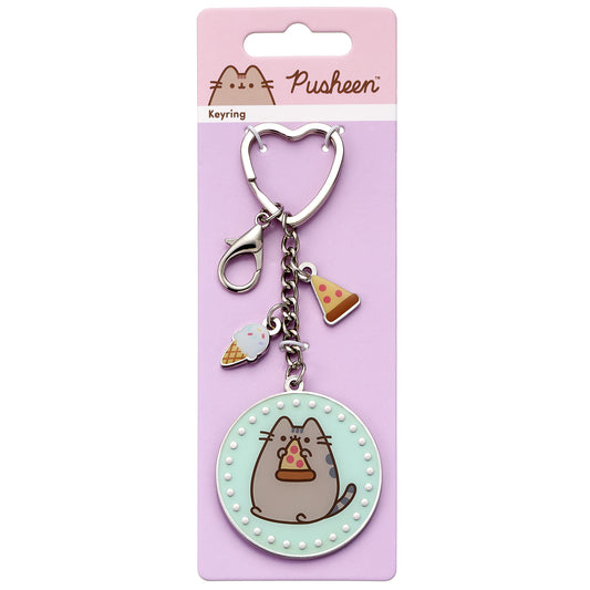 Pusheen: Pizza Keyring