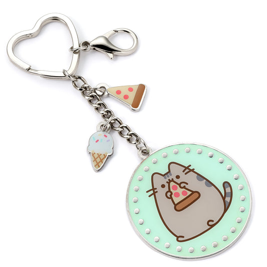 Pusheen: Pizza Keyring