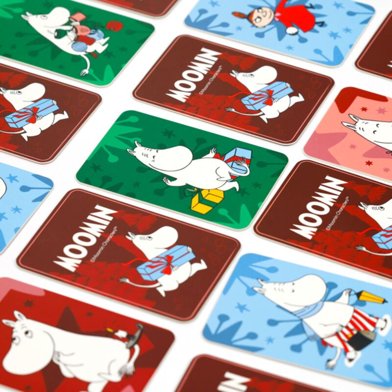 Moomin Christmas Kids Memory Card Set