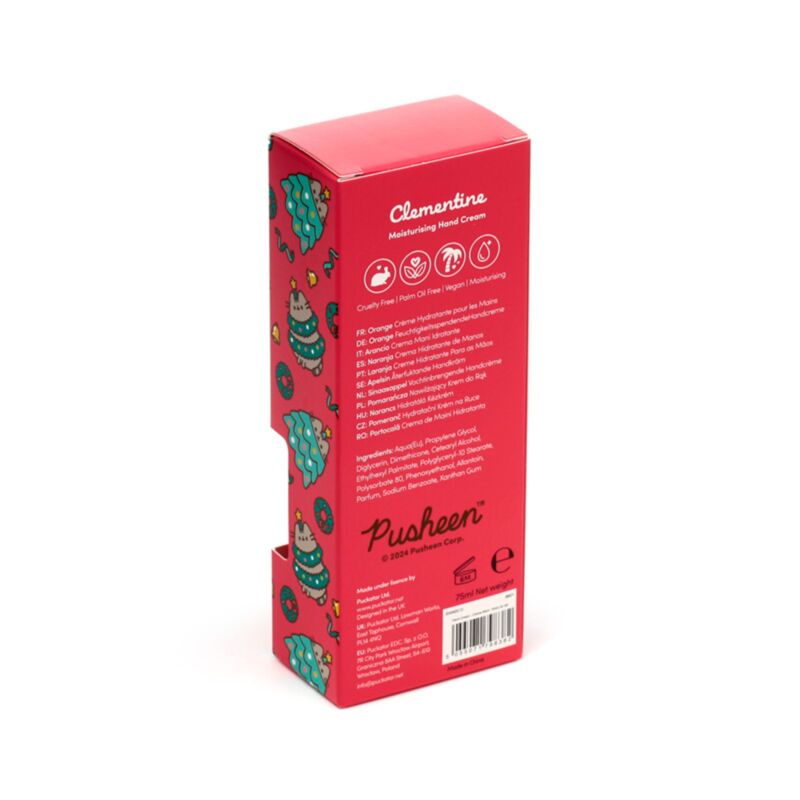 Christmas Pusheen the Cat Clementine Moisturising Hand Cream 75ml
