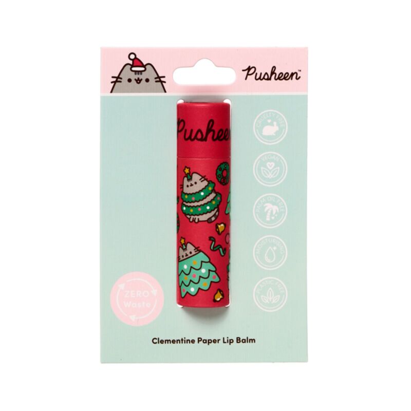 Christmas Pusheen the Cat Paper Stick Lip Balm