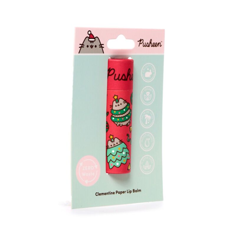 Christmas Pusheen the Cat Paper Stick Lip Balm