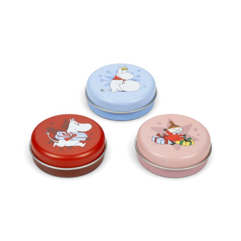 Moomin Christmas Lip Balm in a Tin