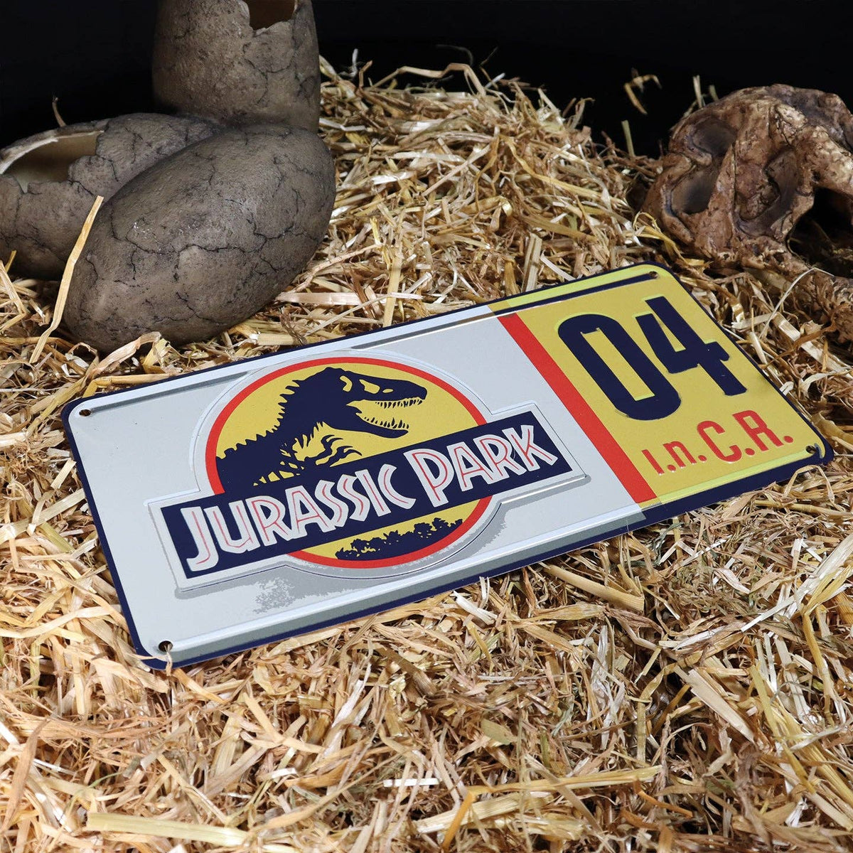 Jurassic Park: Replica Number Plate Tin Sign